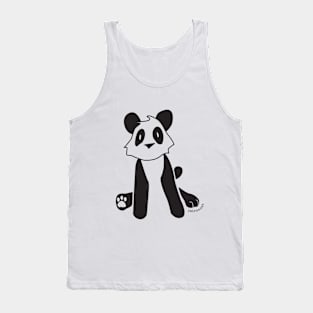 Minimalist Panda Tank Top